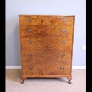 Antique Large Burr Walnut Chest Drawers