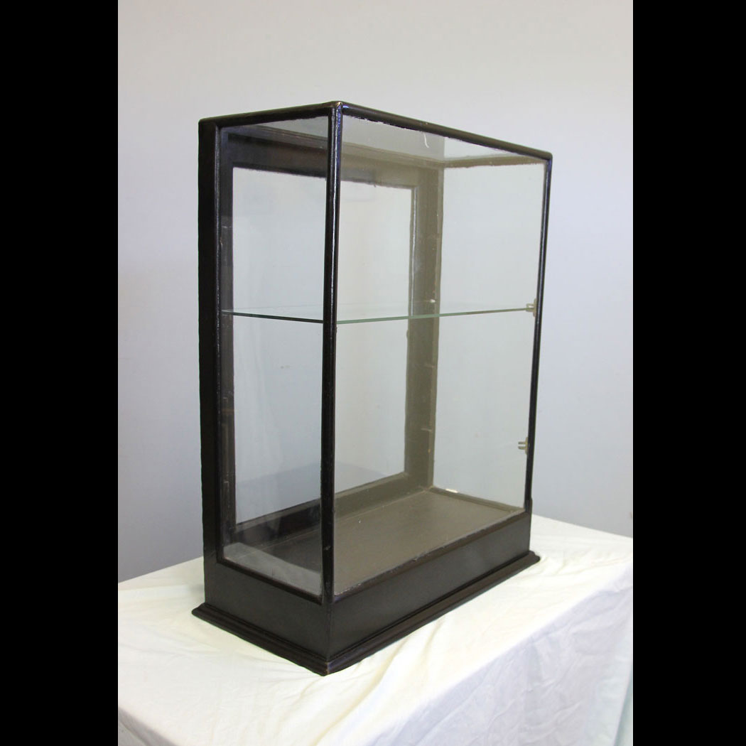 12128r01-Antique-Table-Top-Counter-Display-Case-Cabinet,- Antique Table Top Counter Display Case Cabinet.