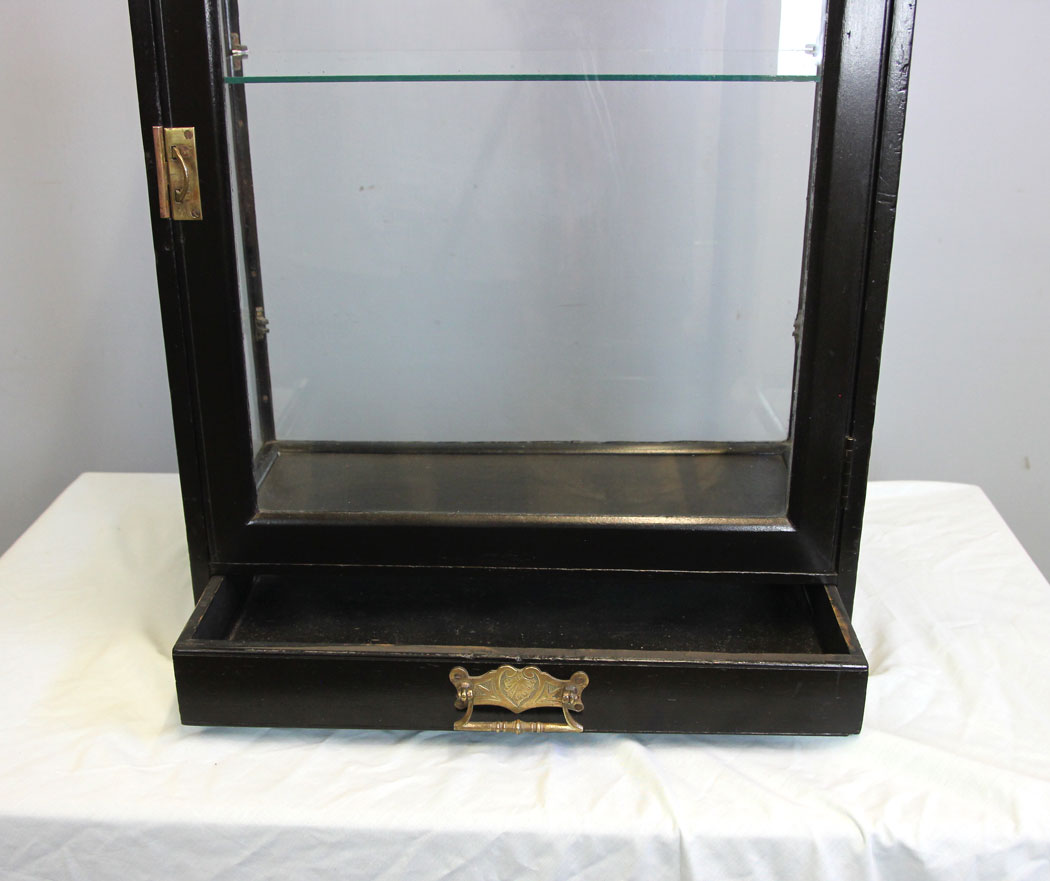 12128r7 Antique Table Top Counter Display Case Cabinet,