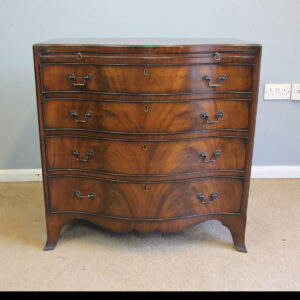 Small Georgian Style Antique Mahogany Chest of Drawers