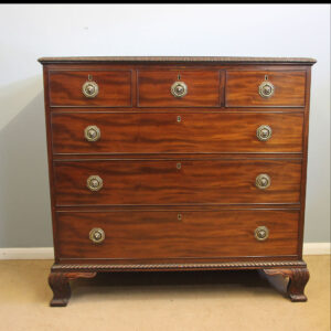 Quality 19th Century Antique Mahogany Chest Drawers