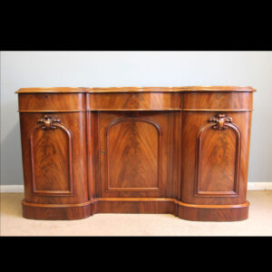 Victorian Shaped Mahogany Chiffonier Sideboard Dresser Base