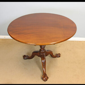 Antique Georgian Mahogany Tilt Top Tripod Table