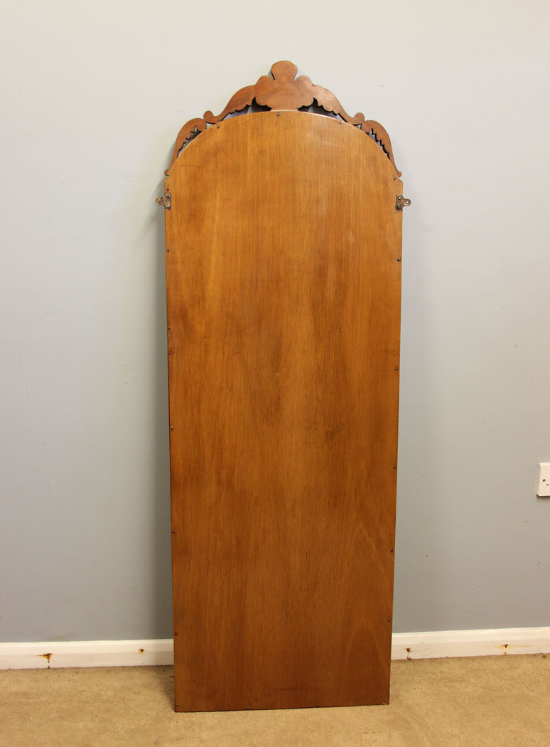 12301r5 Antique Walnut Framed Wall Cheval Dressing Mirror,