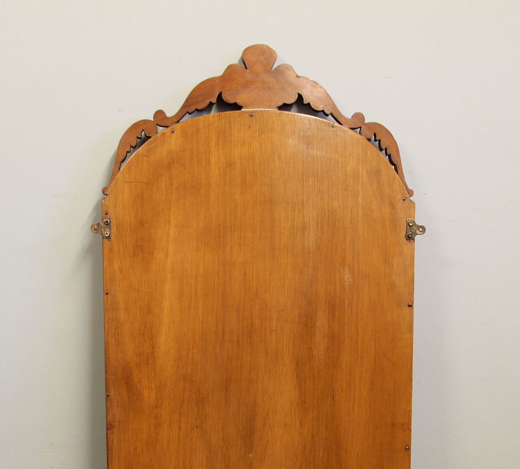 12301r8 Antique Walnut Framed Wall Cheval Dressing Mirror,