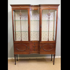 Antique Edwardian Mahogany Display Cabinet