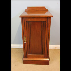 Antique Walnut Bedside Cabinet,