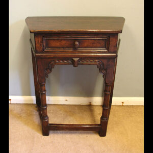 Antique Small Oak Side Table