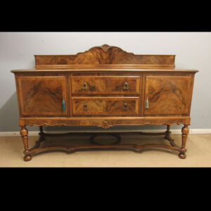 Quality Antique Figured Walnut Sideboard Server