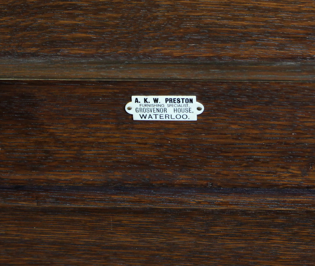 12556r10 Antique Caved Oak Blanket Chest Coffer,