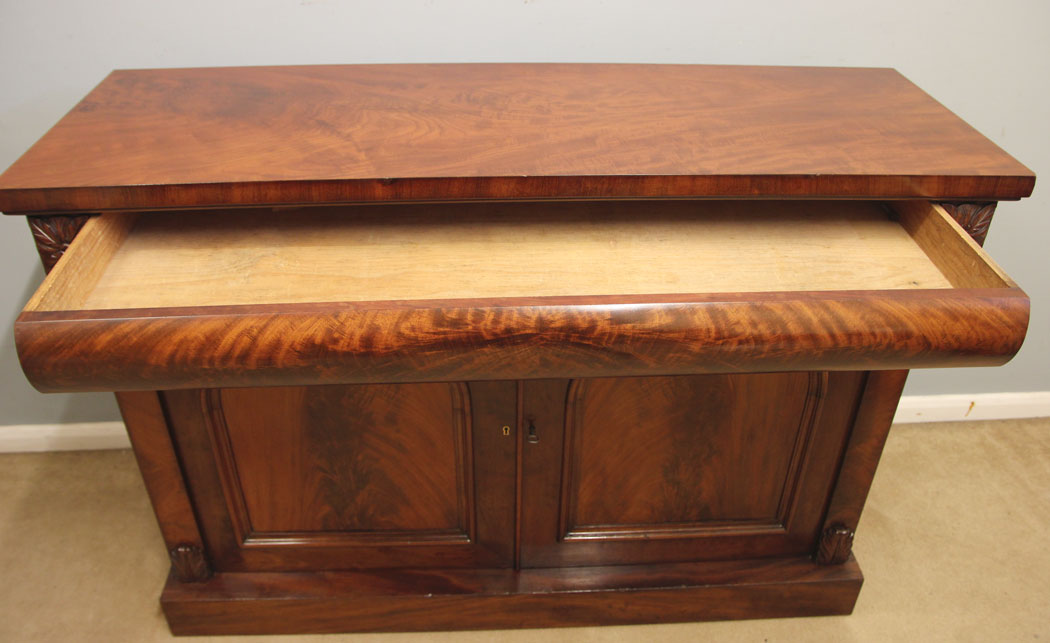 12580r10 Antique Victorian Chiffonier Sideboard Base, Antique Victorian Mahogany Chiffonier Sideboard Server