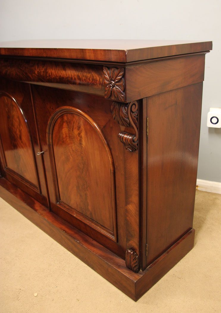 12580r5 Antique Victorian Chiffonier Sideboard Base, Antique Victorian Mahogany Chiffonier Sideboard Server