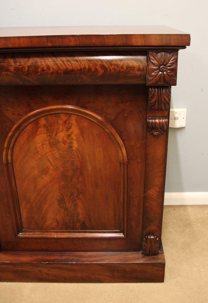 12580r7 Antique Victorian Chiffonier Sideboard Base, Antique Victorian Mahogany Chiffonier Sideboard Server